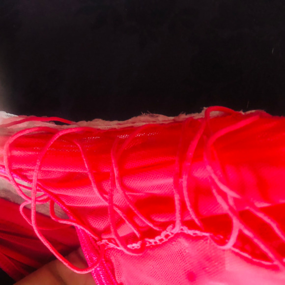 Floral rose red corset top - Picture 3 of 3